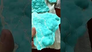 NEW ARRIVALS Top grade Hemimorphite slabs sooooooo blue [upl. by Cos568]