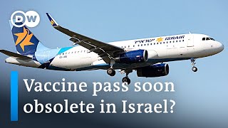 Israel limits Covid vaccine pass requirements in public  DW News [upl. by Safire658]