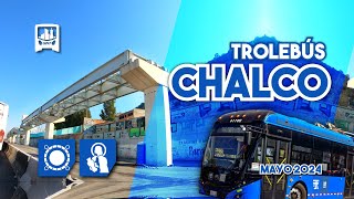 ¡FINALMENTE arranca el TRAMO ELEVADO del TROLEBÚS de CHALCO sobre la autopista  Mayo 2024 [upl. by Rambort]