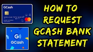 PAANO MAGREQUEST NG GCASH BANK STATEMENT IN JUST 1 MINUTE [upl. by Zosima52]