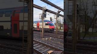 SBB IC 2000 beim Bahnhof Rupperswil  Kanton Aargau  Schweiz 2023  shorts [upl. by Bixler]