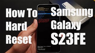 How To Hard Reset Samsung Galaxy S23FE [upl. by Nossah]