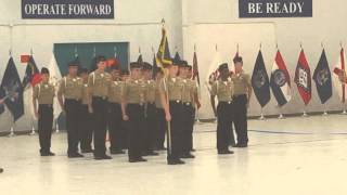 Nease NJROTC Unarmed Basic Drill Team at Navy JROTC Nationals NAS Pensacola 2016 [upl. by Alric]