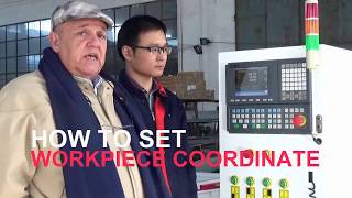 Workpiece Coordinate Setting Guide  Syntec Control System ATC CNC Router [upl. by Kale813]