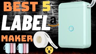 Best 5 Mini Label Maker in 2023  Smart Label Maker Review [upl. by Daisi]