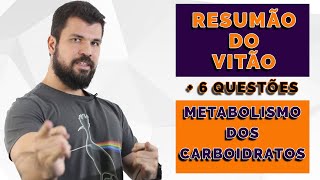 Resumão do Vitão  Metabolismo dos Carboidratos  Conteúdo e resolução de questões do ENEM e UERJ [upl. by Analim]