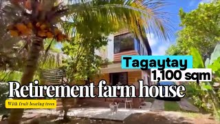 NOTS019 Tagaytay 1100 sqm resthouse with guest house and fruit bearing trees [upl. by Nolubez]