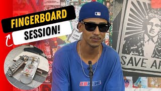 Session de Fingerboard na CB Skate Shop  cbskateshopcombr [upl. by Ranita522]