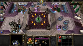 ILLIDANS NAGAS🔥amp 12 HEROES VS ARCHIMONDE💥KILJAEDEN amp BURNING LEGION🥶Undead 08 MOD Map Warcraft 3 [upl. by Notaek]