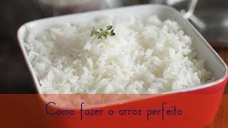 Como fazer arroz soltinho [upl. by Ellenod]