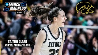 CAITLIN CLARK IS TAKING THE IOWA HAWKEYES TO THE FINAL FOUR 🔥  ESPN College Basketball [upl. by Seda]