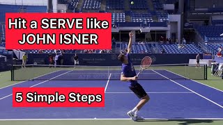 Copy John Isner’s Serve 5 Simple Steps [upl. by Nylloc]