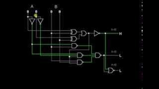 2 bit comparator circuit Tutorial  Basic Electronics [upl. by Ashla]