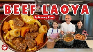 BEEF LAOYA WITH MOMMY ROSE amp MISS SETTE  CHEF RV [upl. by Ahsitil861]