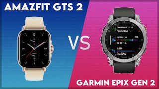 Amazfit GTS 2 vs Garmin Epix Gen 2 Comparison [upl. by Marisa717]