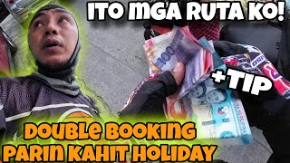 LAHAT NG BOOKING KO DOUBLE BOOK  ITO MGA RUTA KO  GANDA NG KITA KO  HOLIDAY [upl. by Zannini]