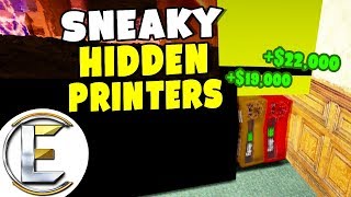 Sneaky Hidden Printers No One Finds Them  Gmod DarkRP Life Best Place To Hide Printers [upl. by Roter]