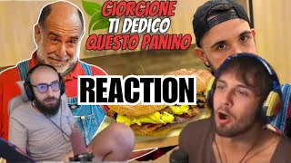 BLUR E MARZA REACTION A CICCIO CHE DEDICA IL PANINO A GIORGIONE [upl. by Yknip802]