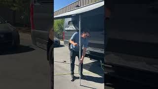 How to Install the Fiamma Awning Bracket to Your Van  YouTube Short [upl. by Bonnibelle587]