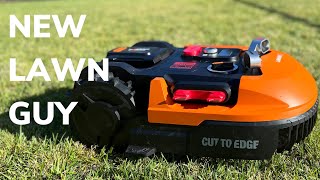 Unboxing And Installing The Worx Landroid Robot Mower [upl. by Ettennaej]