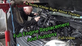 Toyota Engine Full Video Engine Replacement [upl. by Ingeborg598]