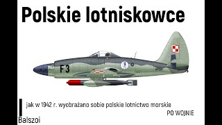 Polskie lotniskowce  jak w 1942 r wyobrażano sobie polskie lotnictwo morskie PO WOJNIE [upl. by Stanfield]