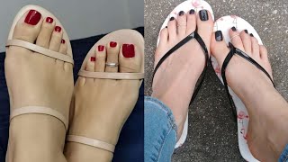 Excellent designs of toe nails art fashion trends ideas💡 Latest pedicure colors for ladies 2024 [upl. by Jenks443]