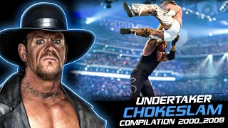 wwe undertaker chokeslams compilation 20002008 [upl. by Nyret]