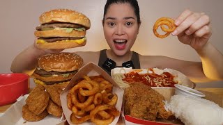 MC DONALDS MUKBANG [upl. by Angelis]