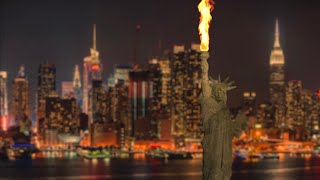 Statue Of Liberty Torch Fire Simulation [upl. by Wurster]