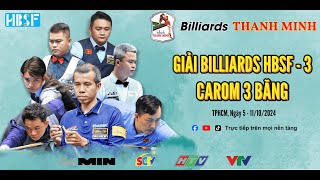 Quyết Chiến vs Văn Ngân  Giải Carom 3 băng HBSF Tour 3 2024 [upl. by Nesyaj]