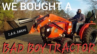 WE BOUGHT A NEW TRACTOR  Review and Thoughts on 2021 4025 BAD BOY TRACTOR  25 Horsepower [upl. by Ennaimaj]