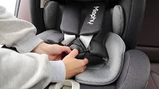 Miophy ISize Baby Car SeatZA07i Install Video [upl. by Shepley]