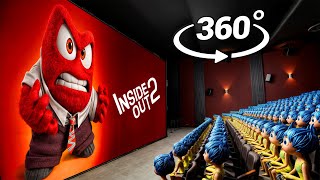 Inside Out 2 360°  CINEMA HALL  4K VR 360 Video [upl. by Emmeram188]