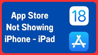 App Store iCon Missing How To Download App Store in iPhone  App Store Not Showing Up iOS 18 [upl. by Bouchier]