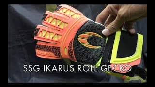 キーパーグローブ  『SSG IKARUS ROLL GECKO』【 HO SOCCER】GKグローブ [upl. by Aleacim]