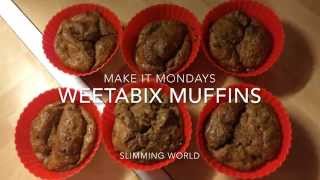 Slimming World Recipes Syn Free  Weetabix Muffins [upl. by Leda840]