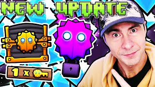 Geometry Dash NEW UPDATE  GOLD KEYS NEW Wraith Vault Codes Events and MORE [upl. by Camella759]