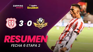 Técnico Universitario 3  0 Libertad FC  Resumen Fecha 6  2da Etapa  LigaPro Ecuabet [upl. by Nylazor584]