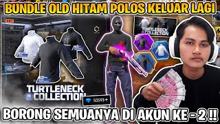 CUMA MODAL Rp200000 BUAT BORONG BUNDLE OLD HITAM POLOS DI AKUN GAK KEPAKE [upl. by Elata228]