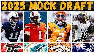 2025 NFL Mock Draft  New Faces in the First [upl. by Chard]