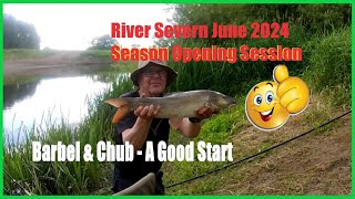 River Severn Fishing June 2024 Season Opening Session [upl. by Nauqad635]