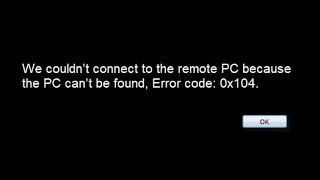 リモートデスクトップエラーコード0x104を修正する方法 [upl. by Valorie]