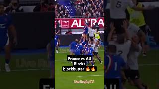 What a blockbuster France team with All Blacks Rugby 🔥🔥 allblacks france rugby [upl. by Isaiah]