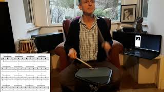 Advanced paradiddle exercise [upl. by Teodor]