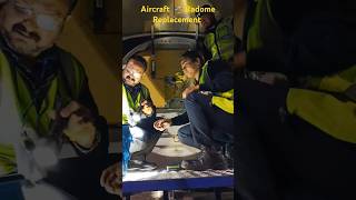 Aeroplane 🛫 Radome Replacementshortsvideoyoutubeshortsaeroplanevlogjhajbindasskeerti [upl. by Ekaj]