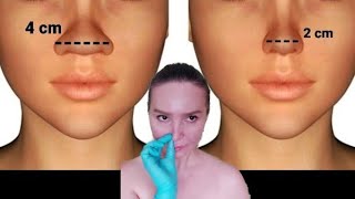 How To Reshape Sharpen and Slim Down your Nose  Exercises and Massage for Nose [upl. by Ordnaxela]