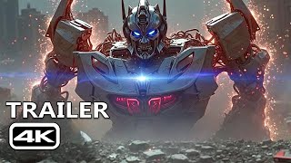 TRANSFORMERS ONE Megatron Turns Evil Official Trailer 2024 4K UHD [upl. by Nosnarb]