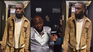 Burna Boy Finally React to Davido Grammy Award loss as he Encourage Davido after losing 3 Grammys [upl. by Bever]