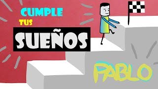 Como cumplir tus metas 👍 motivación Animación T1 Pablo450 [upl. by Ediva954]